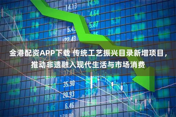 金港配资APP下载 传统工艺振兴目录新增项目，推动非遗融入现代生活与市场消费