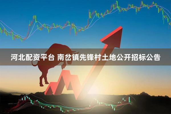 河北配资平台 南岔镇先锋村土地公开招标公告